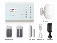 LK10001 - KIT ALLARME CON CENTRALINA, SENSORE IR, 2 TELECOMANDI, SENSORE PORTA