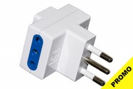 LKAD01 - ADATTATORE 1 SPINA ITALIANA 10A + 3 PRESE 10A